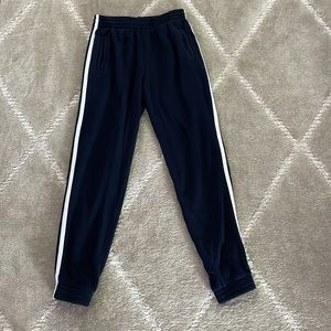 Brandy Melville Navy Striped Sweatpants